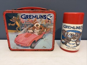 Vintage Gremlins Metal Lunchbox w/ Original Thermos – Aladdin 1984