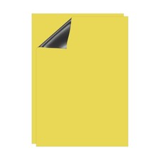 Dry Erase Board, A4 2 Pack Fridge Calendar Board Magnets Whiteboard, Yellow
