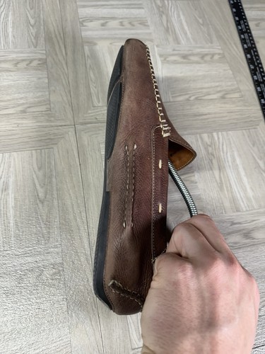 Johnston Murphy Flex Driving Moccasin Loafer Boat Shoe Slip On Men 10.5 Leather - Picture 9 of 15