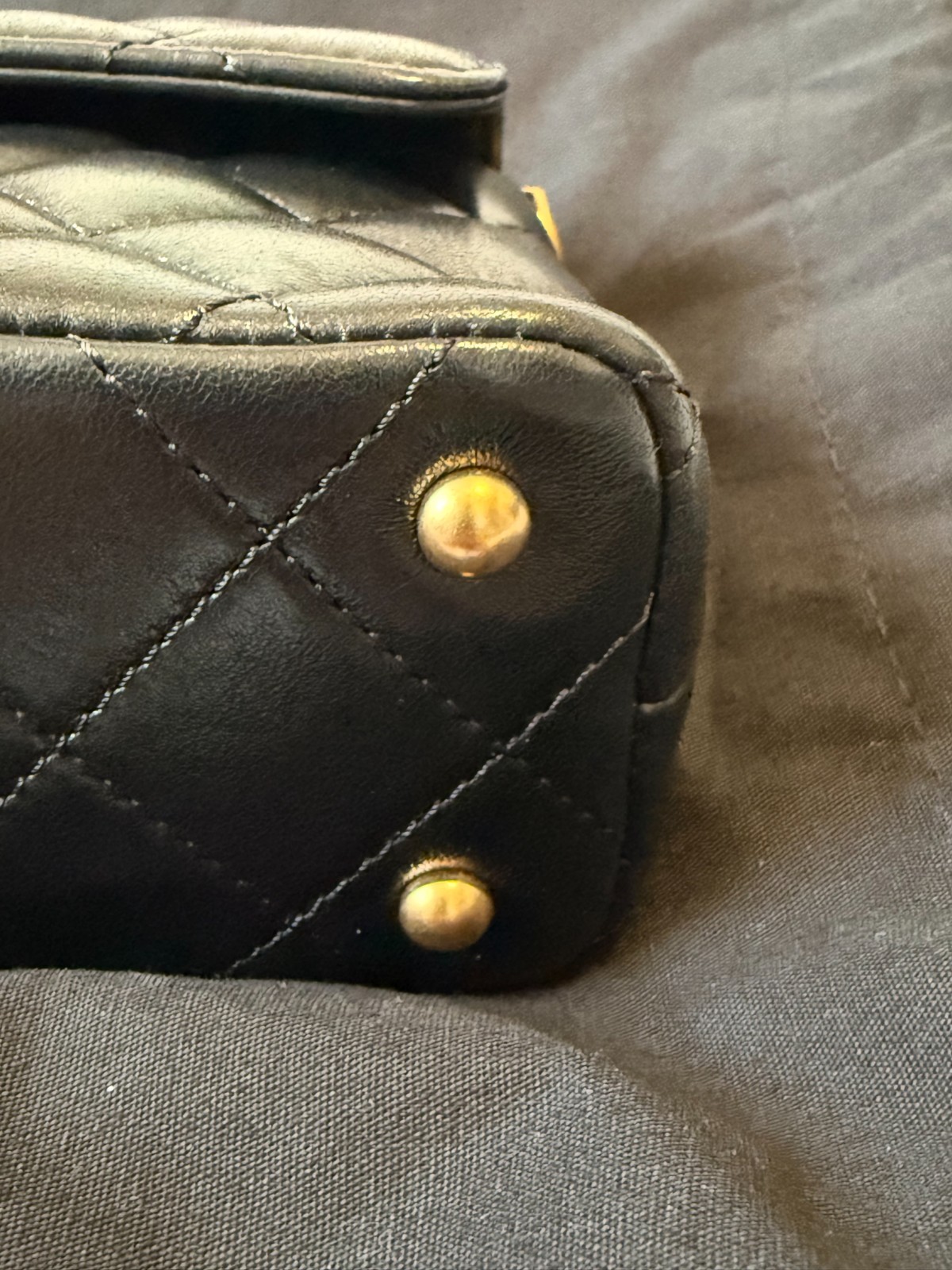 Chanel 25 Rectangular Top Handle Flap Mini Black … - image 20