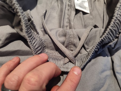 Vintage Y2K Nike Cargo Skater Shorts Mens Size Large Drawstring Waist Gray - Picture 7 of 14