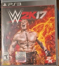 2K WWE 2K17 PS3 2016 Manual Included Multiplayer Wrestling T NTSC-U/C