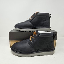 UGG Neumel Utility Leather Boots 'Black' / 1106994 / Size 8 Men's