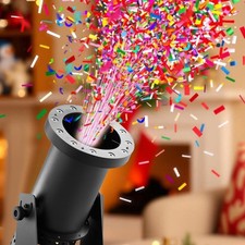 DMX Control Digital Confetti Cannon With Remote, LED Confetti Machine For Party