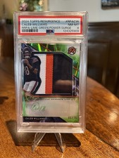 2024 Topps Resurgence Caleb Williams RRPA – Lime Green Power Surge /15 (AU,RC)