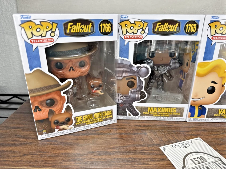 Fallout Funko Pop! ¡Juego de 4!  Nuevo en caja con protectores blandos Foto 2 de 4