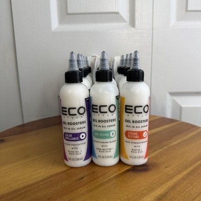 Eco Style Gel Boosters Color Brilliance Curl Revival Strand Restore 4oz Exp 2027