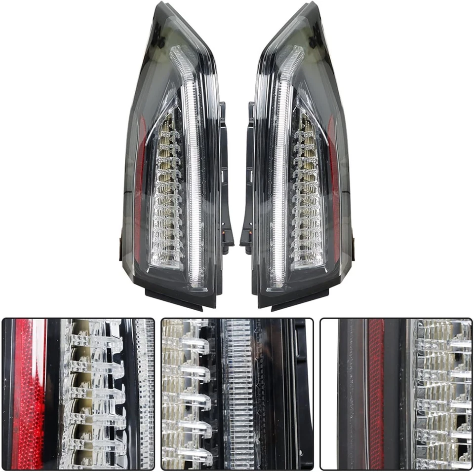 Conjunto de lámpara de freno trasera LED luz trasera L+R para Cadillac ATS 2013-2018 sedán Foto 4 de 4