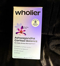 wholier Ashwagandha Cortisol Balance 60 Vegan Capsules 02/2028
