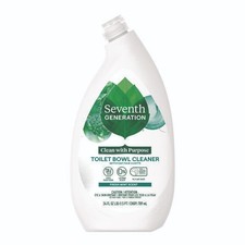 Seventh Generation Toilet Bowl Cleaner, Fresh Mint Scent, 24 oz Bottle, 2/Pack