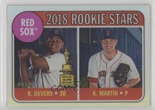 2018 Heritage Rookie Stars Chrome Refractor /569 Kyle Martin Rafael Devers 2d9