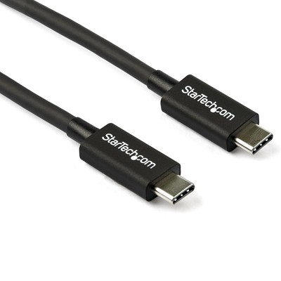 StarTech.com 0,8 m 2,7 ft. Thunderbolt 3-auf-Thunderbolt 3-Kabel   40 Gbit/s-Stecker Ma