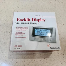 Genuine OEM Tandy Radio Shack 43-3903 Caller ID Call Waiting Backlit Display New