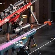 Barrett M82 Electric Sniper Rifle Toy - Shell...