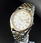 Seiko Sports 50 7N42-9049 50m WR Quartz Two-Tone Vintage Watch, New Battery