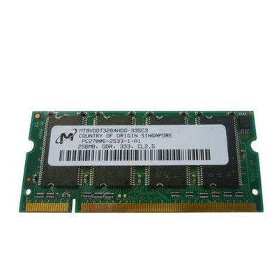 Micron MT8VDDT3264HDG-335C3 DDR1 256MB 333MHz DDR DDR1 SODIMM Modul RAM