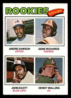 1977 Topps #473 Andre Dawson/Gene Richards/John Scott/Denny Walling R ID: 517693