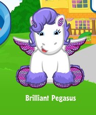 Webkinz Classic Brilliant Pegasus CODE ONLY Estore Promo