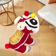 Chinese New Year Dog Costume Cosplay Winter Apparel Pet Clothes for Pets