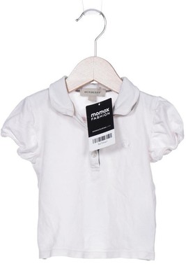 Burberry Poloshirt Mädchen Polohemd Shirt Gr. EU 80 Baumwolle Beige #8a73mw1