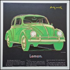 ANDY WARHOL * VOLKSWAGEN * litografia * 50x50 cm * limited # 21/500 CMOA firmato