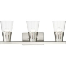 Livex Lighting 18173-91 Bennington Bathroom Vanity Light Brushed Nickel