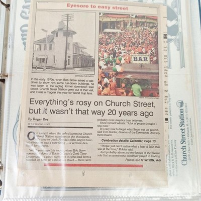 Rosy O'Grady's History Advertisements Menus Newspaper Articles Orlando Florida