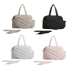 Borsa da palestra da tennis per donna, borsone sportivo con tasche laterali,