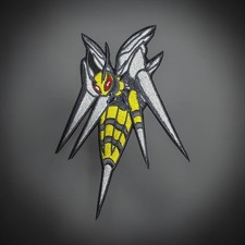 Mega Bee Drill Pokemon Embroidery Patch 5 X 3...