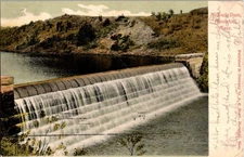 Vintage Millvale Dam Haverhill Massachusetts Postcard 1907 A.P. Heath