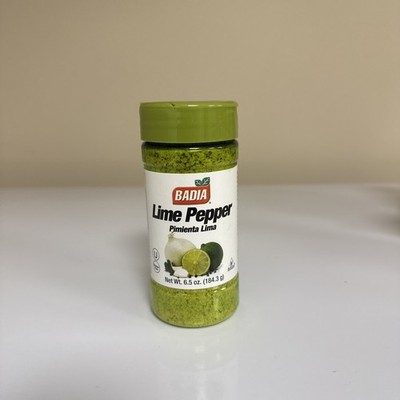 6.5 oz Badia Lime Pepper Seasoning Powder/ Sazon/Pimienta Limon/All Purpose