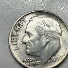 1960 Roosevelt Dime 90% Uncirculated Silver 10c US Coin