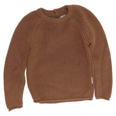 Leevje, Strickpullover, Größe: 98/104, Beige, Streifen, Rippenstrick #OyE
