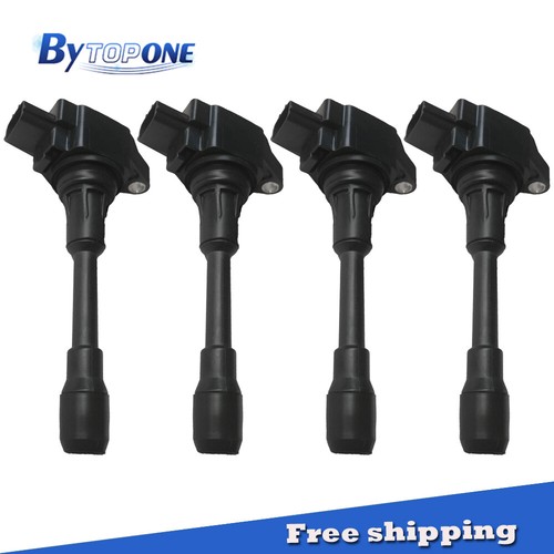 4PCS Ignition Coils Pack For Nissan Versa L4 1.8L 1.6L Sentra L4 2.5L
