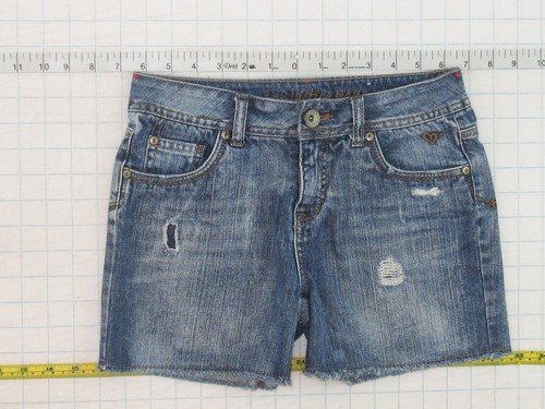Justice Simply Low sz 14 Girls Blue Jeans Denim Shorts C0888 - Picture 7 of 9