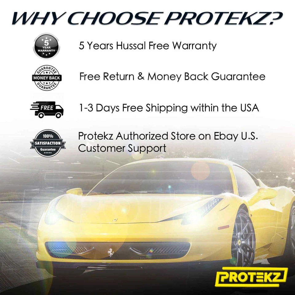 Kit Bombilla LED Protekz H4 9003 893 400W 60000LM para Ford Aspire 1994-1997 Foto 2 de 4