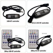 WS2812B WS2811 LED Strip RF Bluetooth-compatible Music Controller 28key Remote