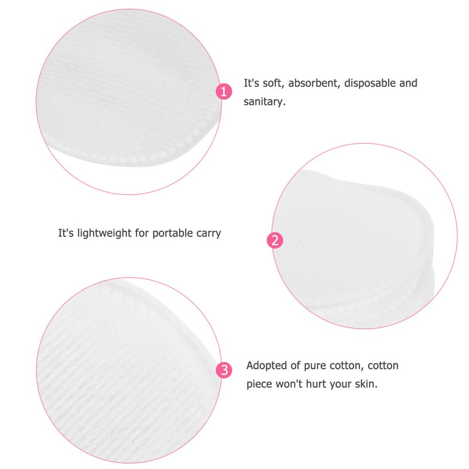 60 Pcs Reusable Cotton Pads Exfoliating Round for Face Baby eBay