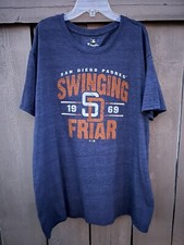San Diego Padres Swinging Friar 1969 Fanatics MLB TShirt Size XL