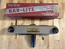 Vintage SMITH VICTOR BAR-LITE Photography Light 2 Bulb Model No. L-2 W/Box