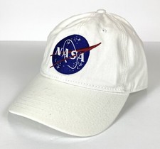 NASA National Aeronautics Space Administration Logo Ball Cap Adjustable White