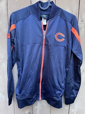 NFL Chicago Bears NAVY Zip up Jacket - Youth Sz M