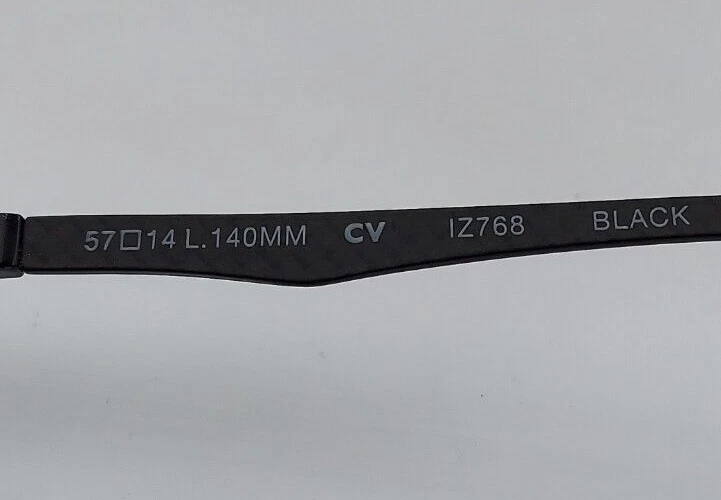 Очки солнцезащитные Izod IZ768 черные Pilot металлические только оправы - Изображение 4 из 4