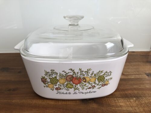 Corning ware Wildflower Casserole Dish (RARE VINTAGE COLLECTORS ITEM) Antique 5L - Picture 1 of 2