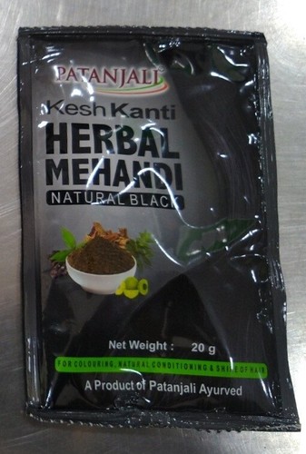 Patanjali Kesh Kanti Herbal Mehandi | Natural Black | Natural Brown | Dark Brown - 第 2/4 張圖片