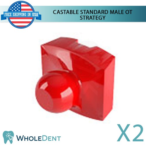 OT Strategy Attachment Kit Castable Spherical Ball Retentive Caps Dental Iplant - Bild 3 von 9