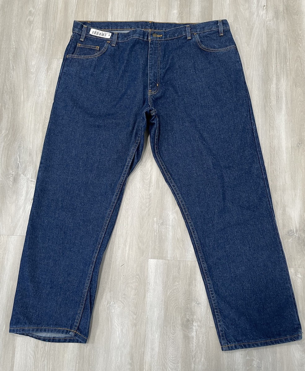 Aramark 2112 Men's Work Jeans 44x30 Heavyweight Blue Denim Pants