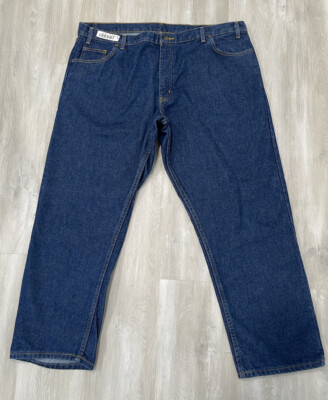 Aramark 2112 Men's Work Jeans 44x30 Heavyweight Blue Denim Pants