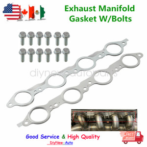Small Block Chevy 283 305 327 350 Ram Horn Header Exhaust Manifolds Raw H64501 e