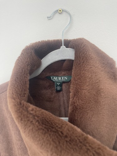 Ralph Lauren Ladies Brown Coat Size Medium - 第 9/9 張圖片